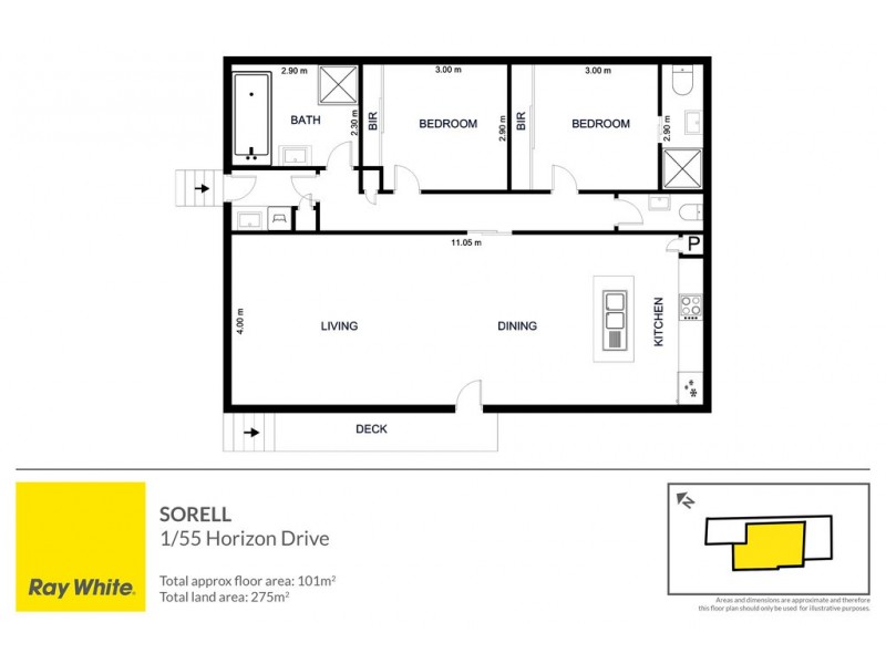 1/55 Horizon Drive, Sorell TAS 7172 Floorplan