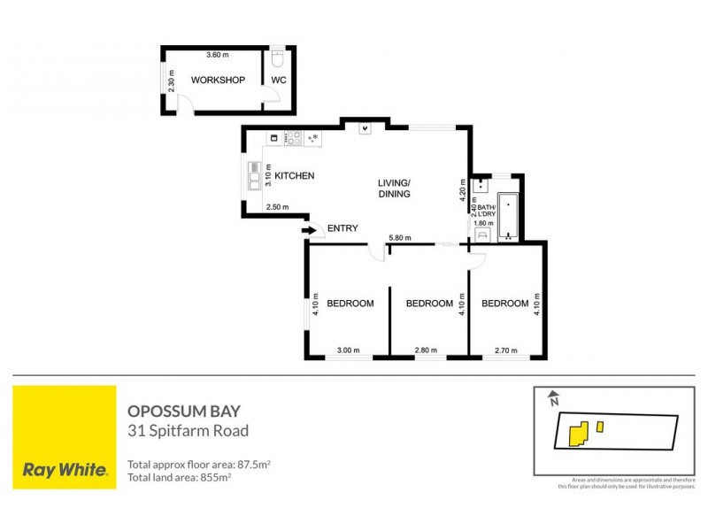 31 Spitfarm Road, Opossum Bay TAS 7023 Floorplan