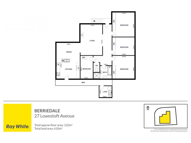 27 Lowestoft Avenue, Berriedale TAS 7011 Floorplan