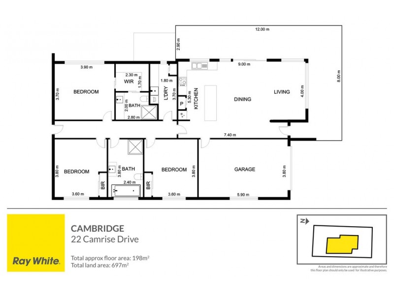 22 Camrise Drive, Cambridge TAS 7170 Floorplan