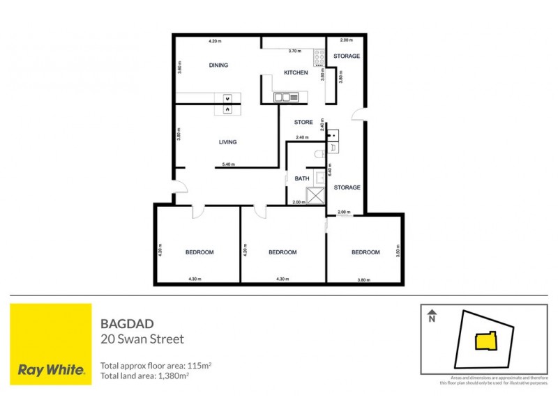 20 Swan Street, Bagdad TAS 7030 Floorplan