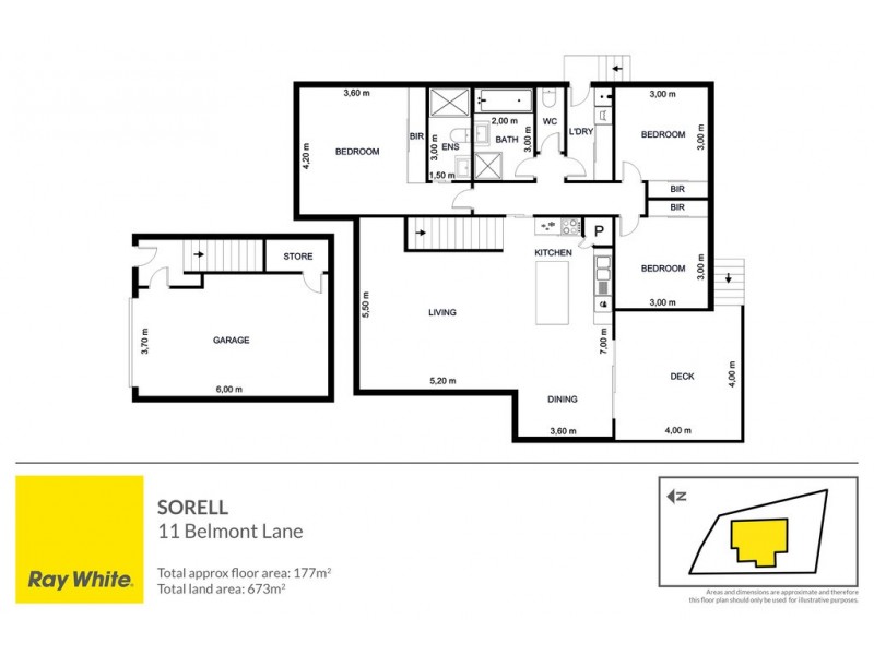 11 Belmont Lane, Sorell TAS 7172 Floorplan