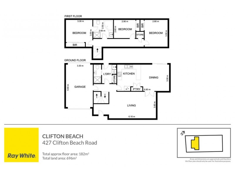 427 Clifton Beach Road, Clifton Beach TAS 7020 Floorplan