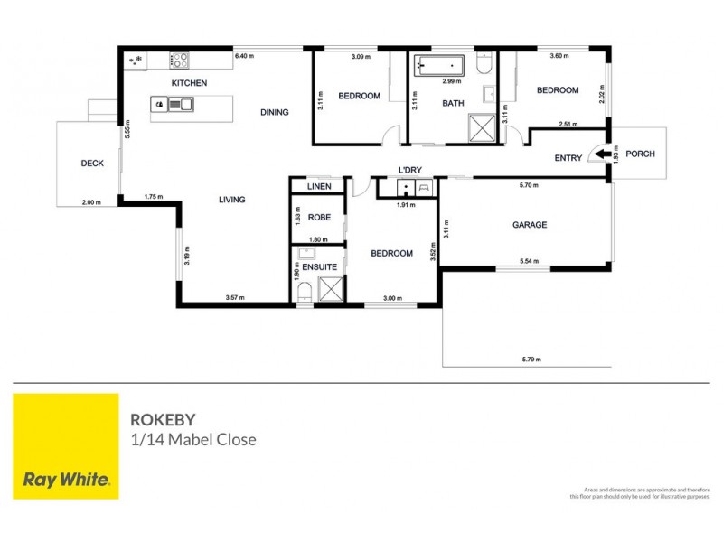 14 Mabel Close, Rokeby TAS 7019 Floorplan