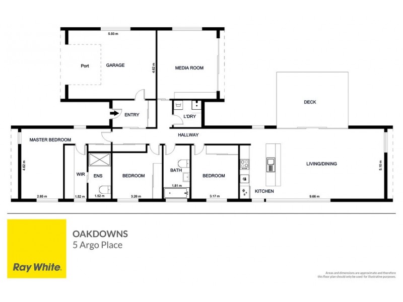 5 Argo Place, Oakdowns TAS 7019 Floorplan