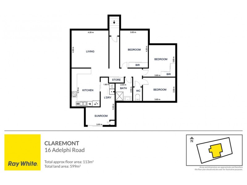 16 Adelphi Road, Claremont TAS 7011 Floorplan