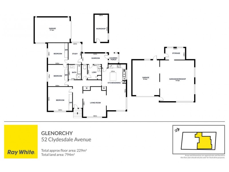 52 Clydesdale Avenue, Glenorchy TAS 7010 Floorplan