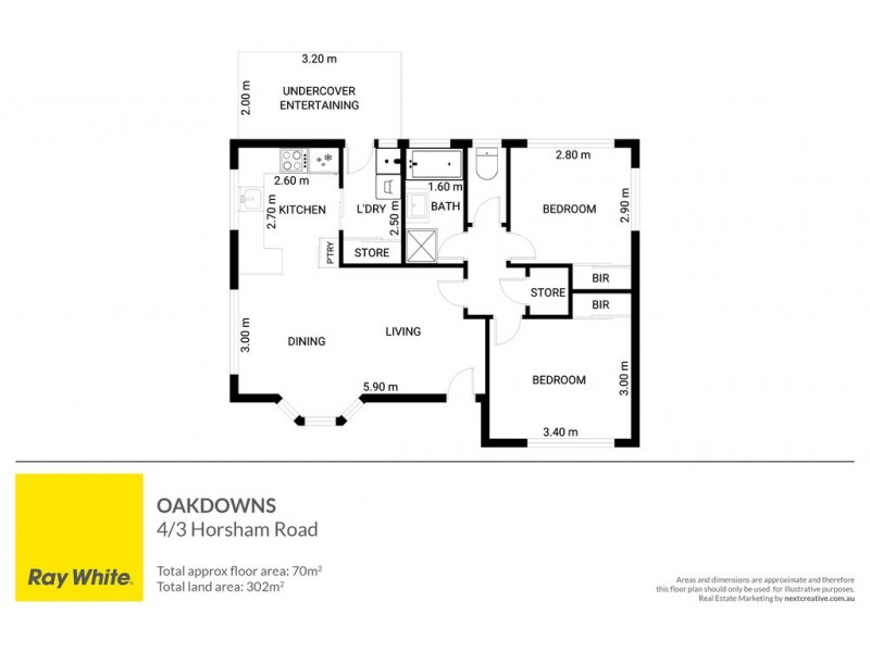 4/3 Horsham Road, Oakdowns TAS 7019 Floorplan