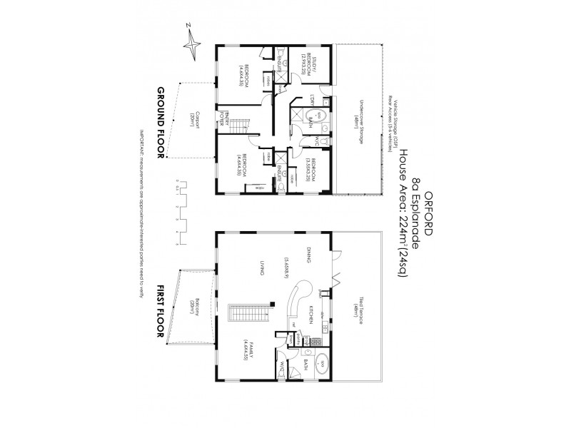 8A Esplanade, Orford TAS 7190 Floorplan