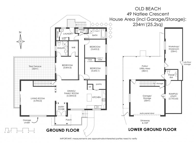 49 Natlee Crescent, Old Beach TAS 7017 Floorplan