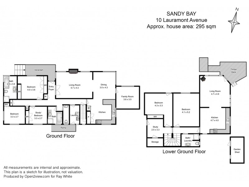 10 Lauramont Avenue, Sandy Bay TAS 7005 Floorplan
