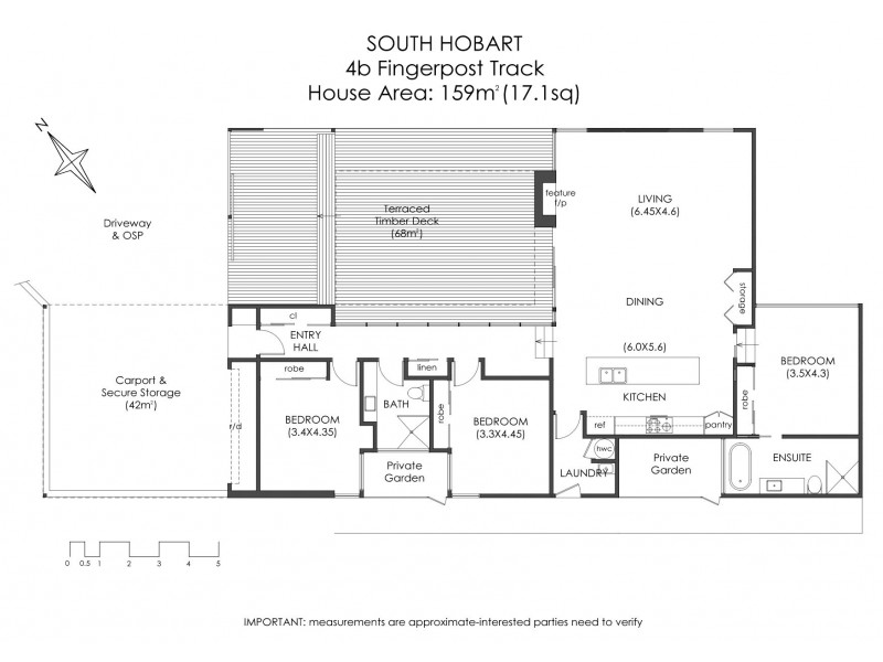 4B Fingerpost Track, South Hobart TAS 7004 Floorplan