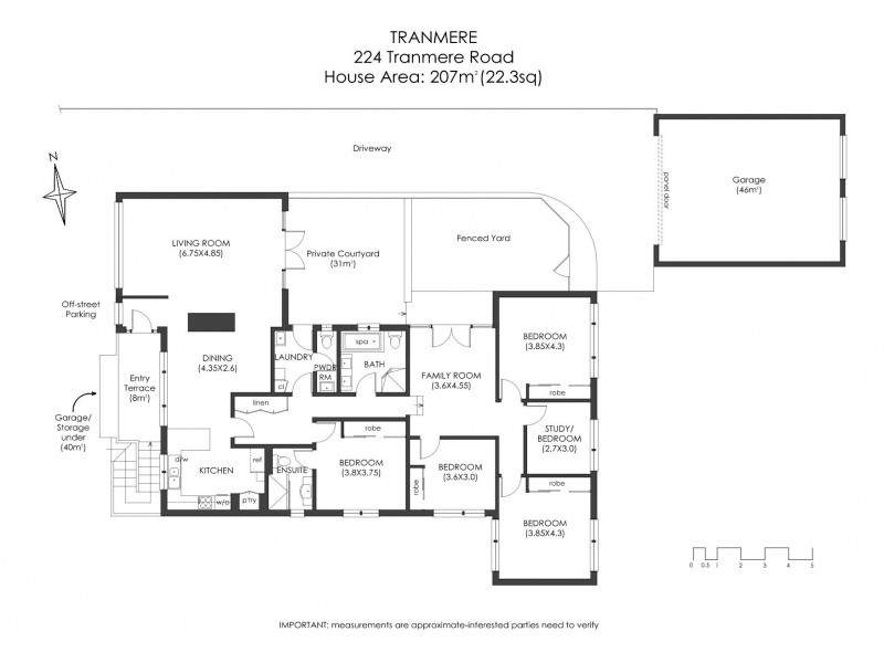 224 Tranmere Road, Tranmere TAS 7018 Floorplan