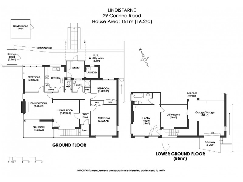 29 Corinna Road, Lindisfarne TAS 7015 Floorplan