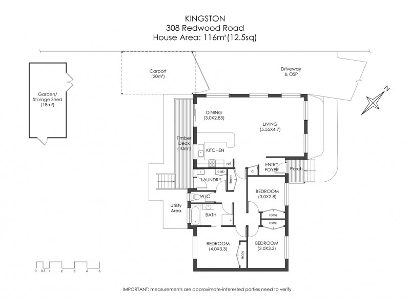 308 Redwood Road, Kingston TAS 7050 Floorplan