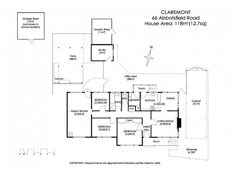 66 Abbotsfield Road, Claremont TAS 7011 Floorplan