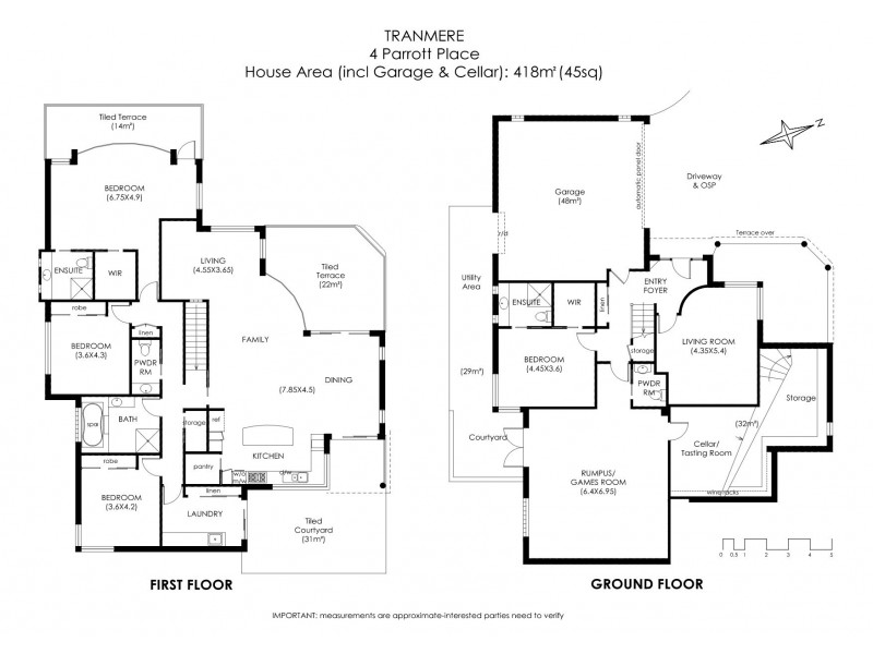 4 Parrott Place, Tranmere TAS 7018 Floorplan
