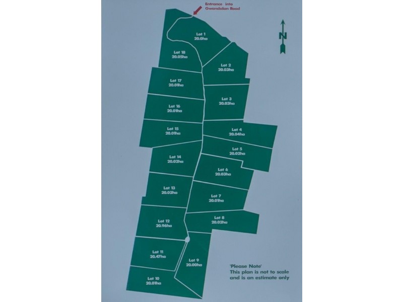 Lot 1-18 Gwandalan Road, Saltwater River TAS 7186 Floorplan