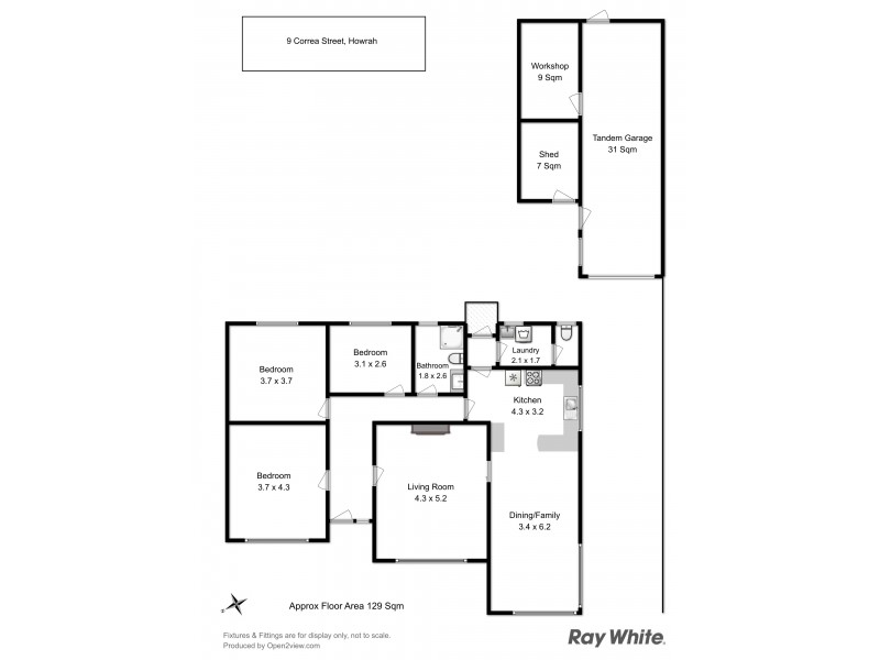 9 Correa Street, Howrah TAS 7018 Floorplan