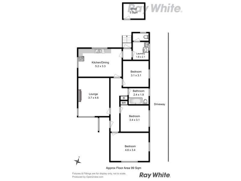 61 Edinburgh Crescent, Goodwood TAS 7010 Floorplan