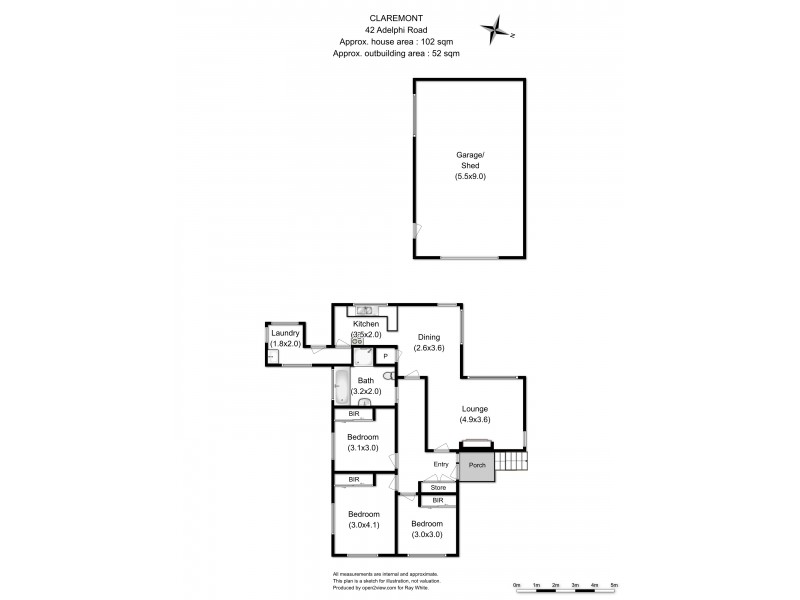 42 Adelphi Road, Claremont TAS 7011 Floorplan