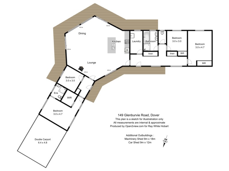 149 Glenbervie Road, Dover TAS 7117 Floorplan