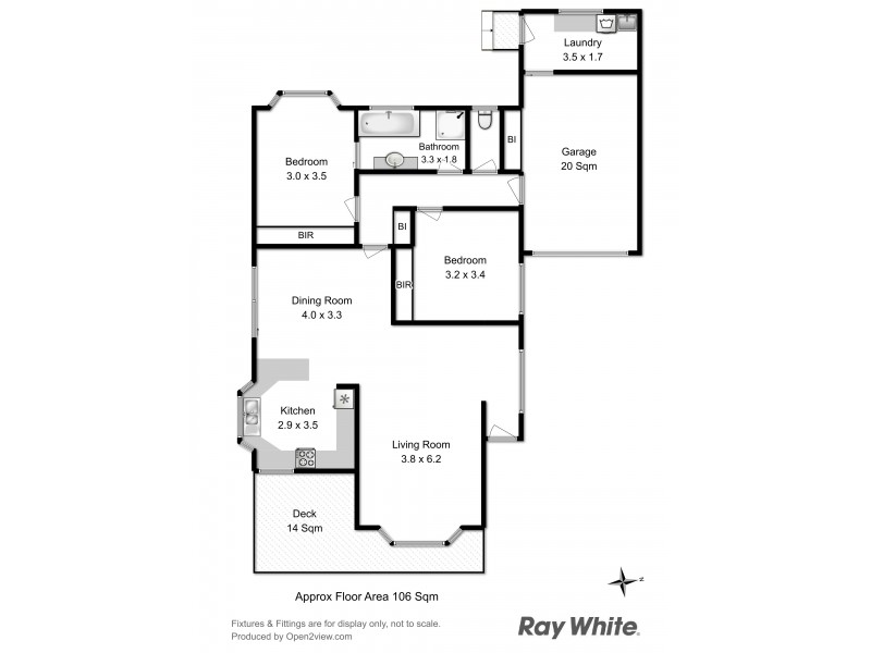 32 Opal Drive, Blackmans Bay TAS 7052 Floorplan