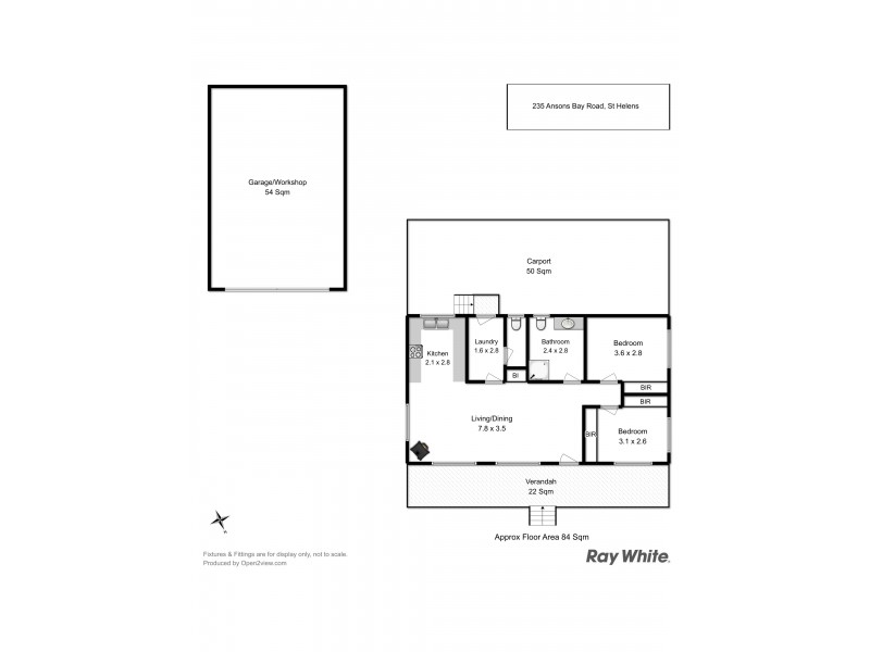 235 Ansons Bay Road, St Helens TAS 7216 Floorplan