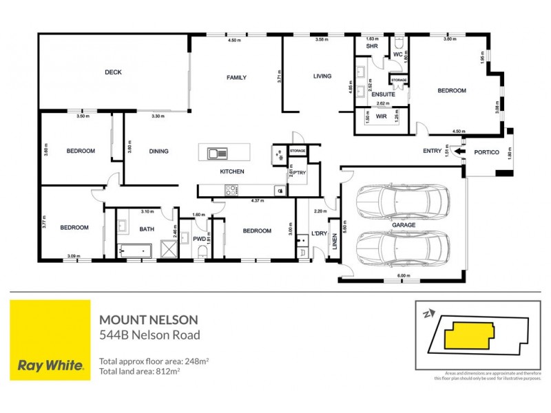 544B Nelson Road, Mount Nelson TAS 7007 Floorplan