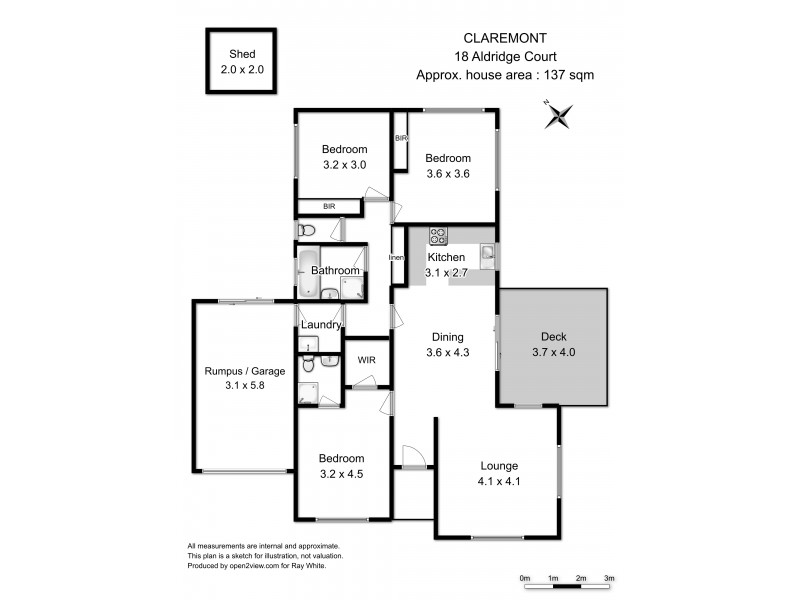 18 Aldridge Court, Claremont TAS 7011 Floorplan