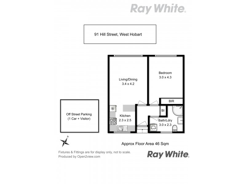 4/91 Hill Street, West Hobart TAS 7000 Floorplan