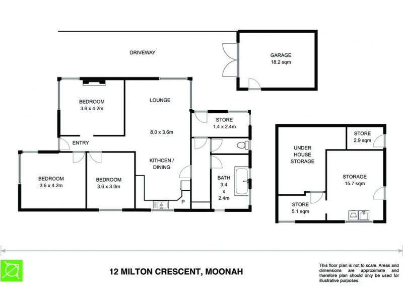 12 Milton Crescent, Moonah TAS 7009 Floorplan