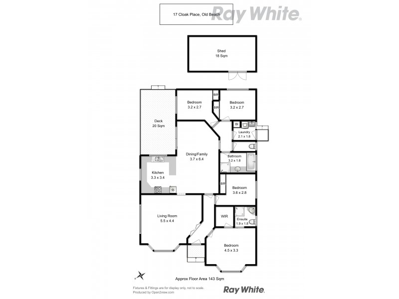 17 Cloak Place, Old Beach TAS 7017 Floorplan