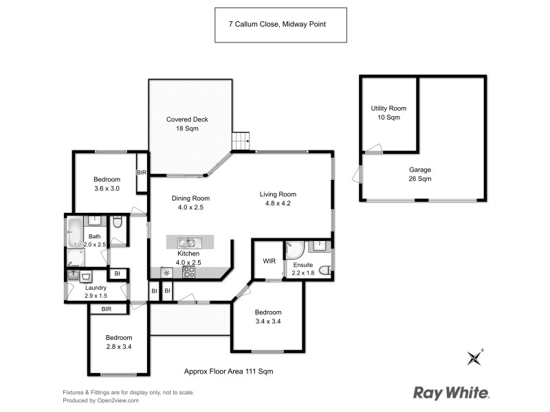 7 Callum Close, Midway Point TAS 7171 Floorplan
