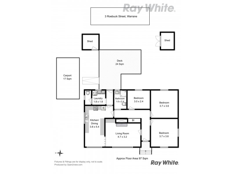 3 Roebuck Street, Warrane TAS 7018 Floorplan