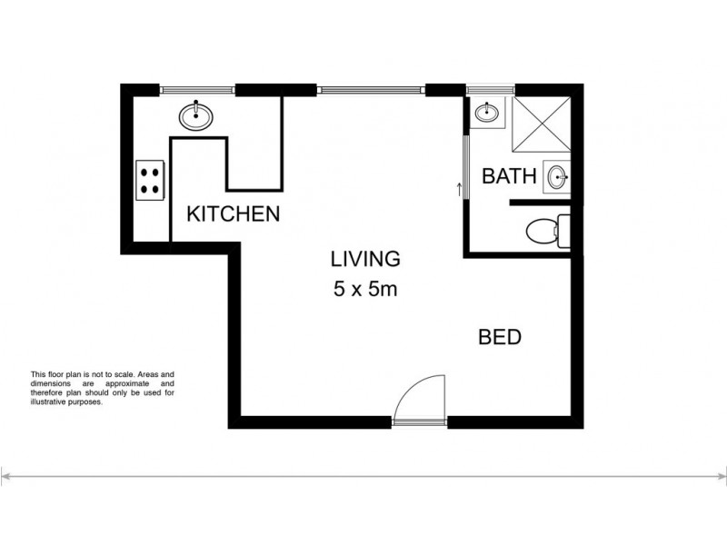 1/413-415 Elizabeth Street, North Hobart TAS 7000 Floorplan