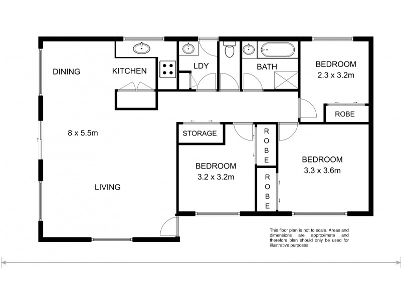 3/1 Augustus Street, Brighton TAS 7030 Floorplan