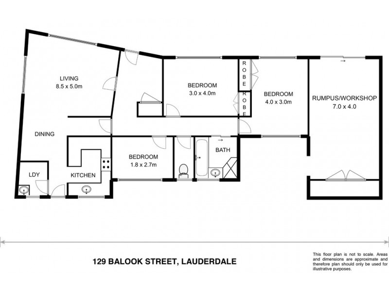 129 Balook Street, Lauderdale TAS 7021 Floorplan