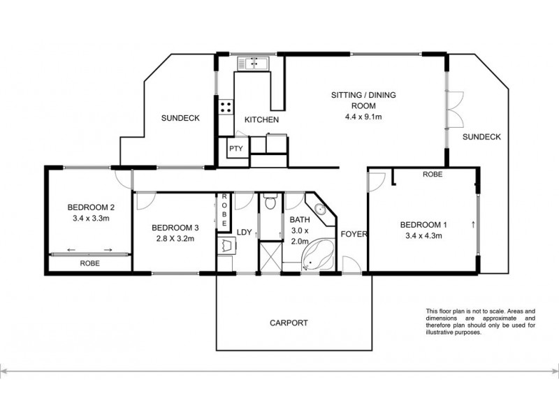 307 Carlton Beach Road, Carlton TAS 7173 Floorplan