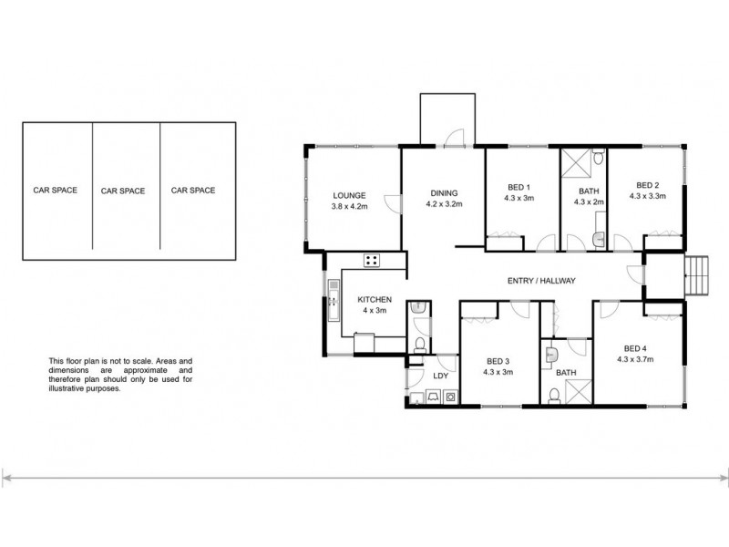 Lot 3/184-186 Campbell Street, North Hobart TAS 7000 Floorplan