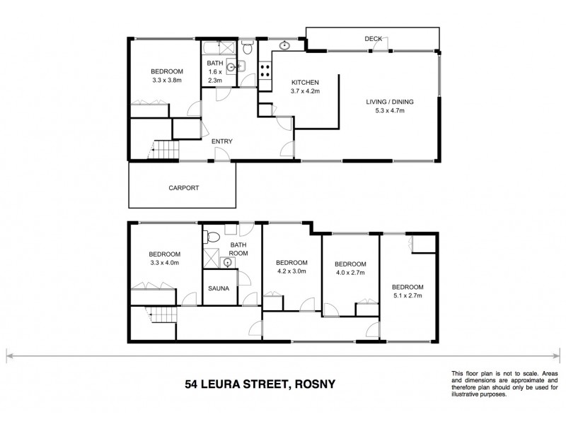54 Leura Street, Rosny TAS 7018 Floorplan