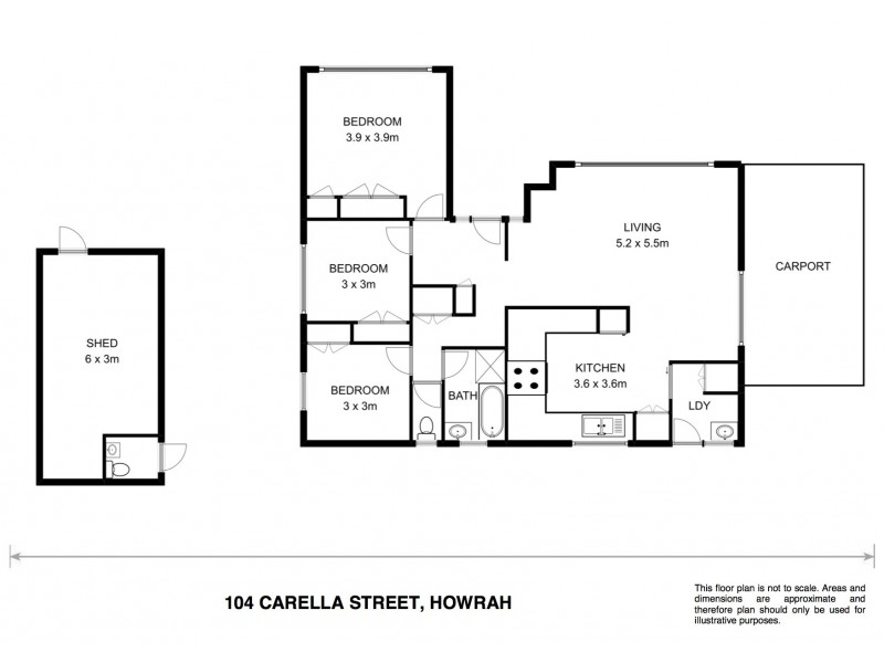 104 Carella Street, Howrah TAS 7018 Floorplan
