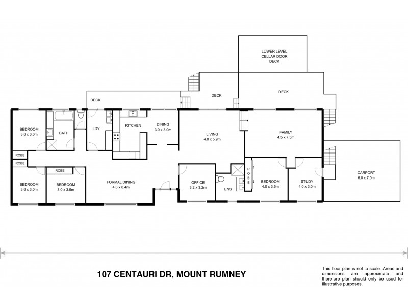 107 Centauri Drive, Mount Rumney TAS 7170 Floorplan