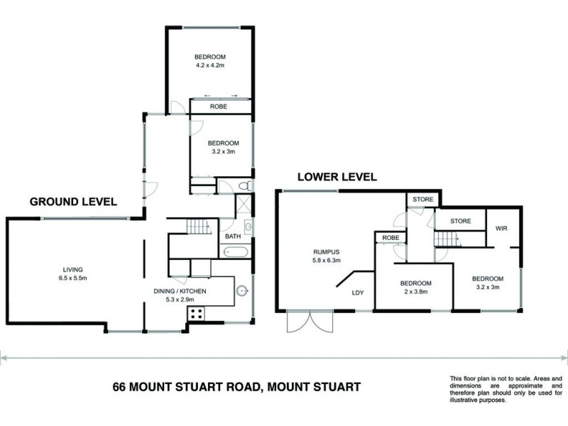 66 Mount Stuart Road, Mount Stuart TAS 7000 Floorplan
