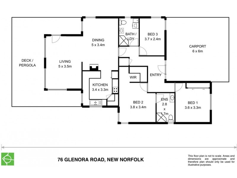 76 Glenora Road, New Norfolk TAS 7140 Floorplan