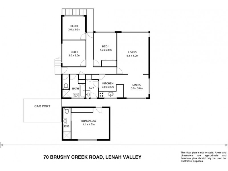 70 Brushy Creek Road, Lenah Valley TAS 7008 Floorplan