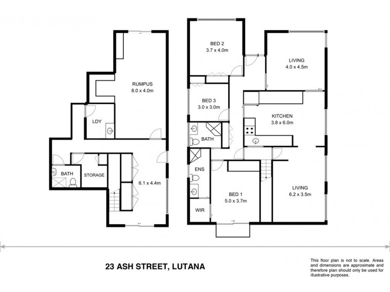 23 Ash Street, Lutana TAS 7009 Floorplan