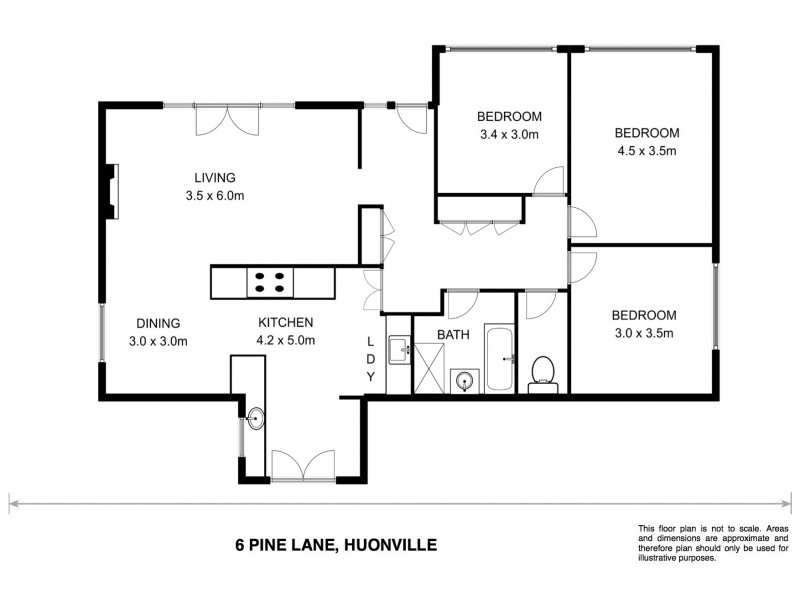 6 Pine Lane, Huonville TAS 7109 Floorplan