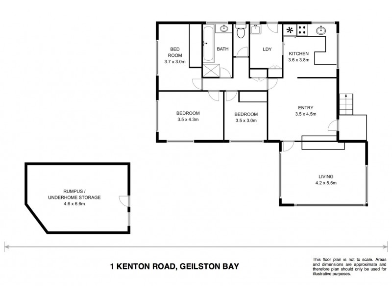 1 Kenton Road, Geilston Bay TAS 7015 Floorplan