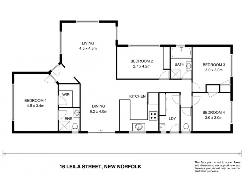 16 Leila Street, New Norfolk TAS 7140 Floorplan